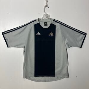 VINTAGE Newcastle United Football Shirt 2002/03 Adidas Gray Jersey Adults XL